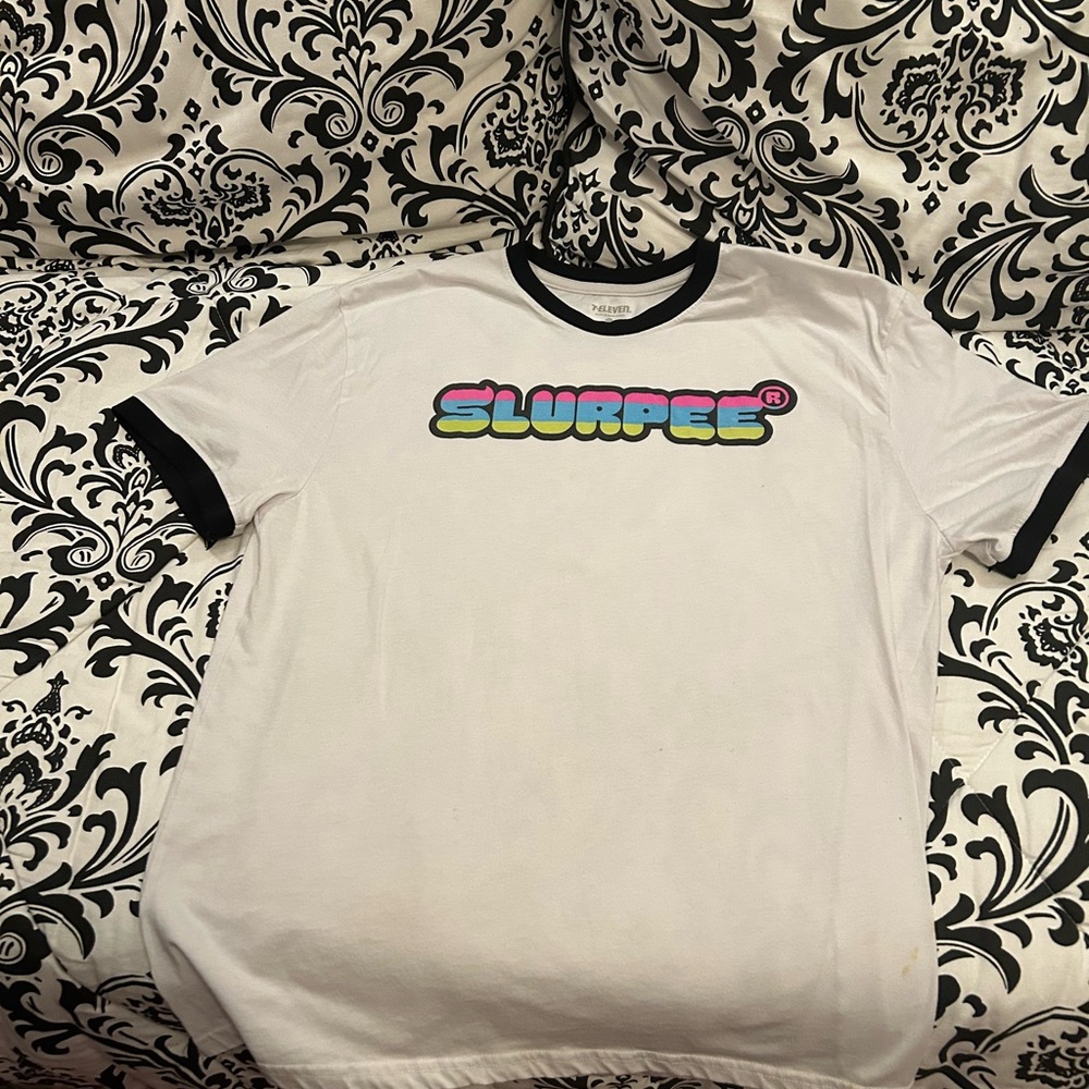 White Slurpee Graphic T-Shirt Men’s
